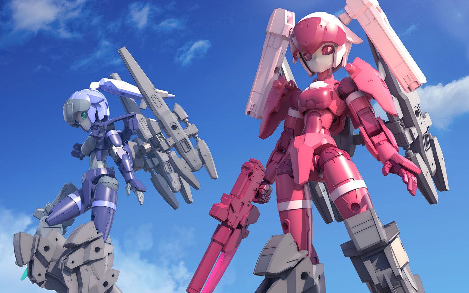 万代新品-30mm (真机娘)1144 exm-h15ab和亚琪露比 (型号a,b)