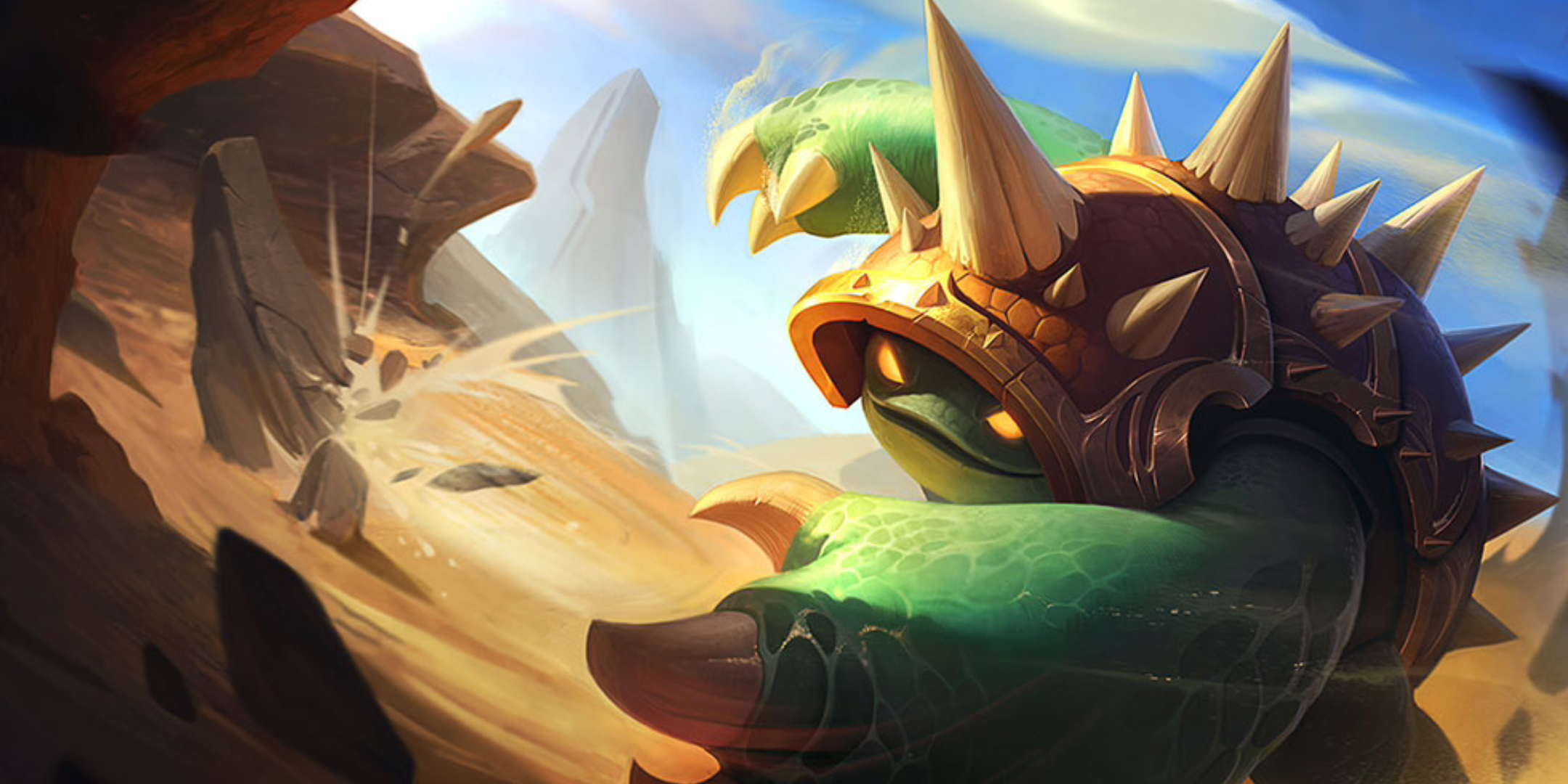 【英雄联盟全英雄全皮肤】披甲龙龟 拉莫斯:一起找点乐子吧