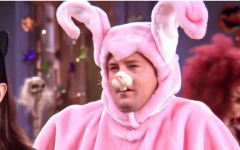 钱德勒,今年你还要扮做兔子嘛?