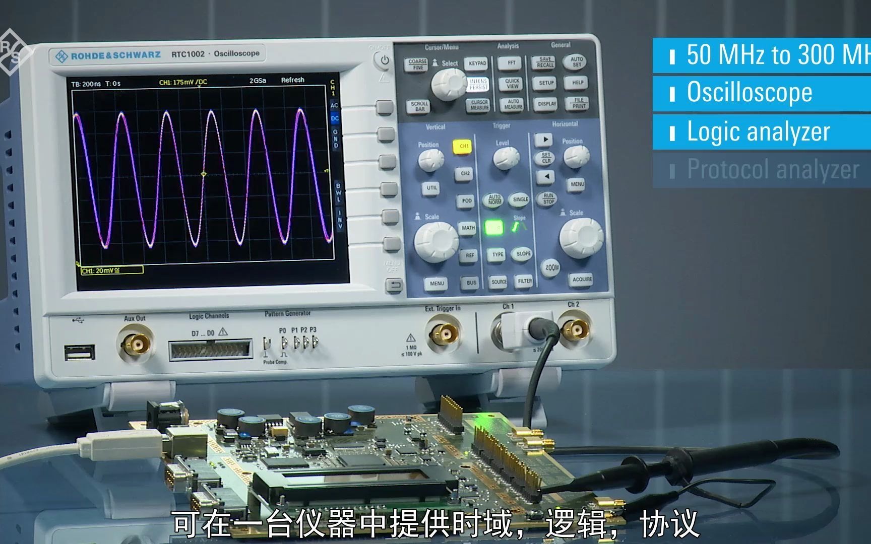 罗德与施瓦茨R&S RTC1000系列示波器综合介绍哔哩哔哩bilibili