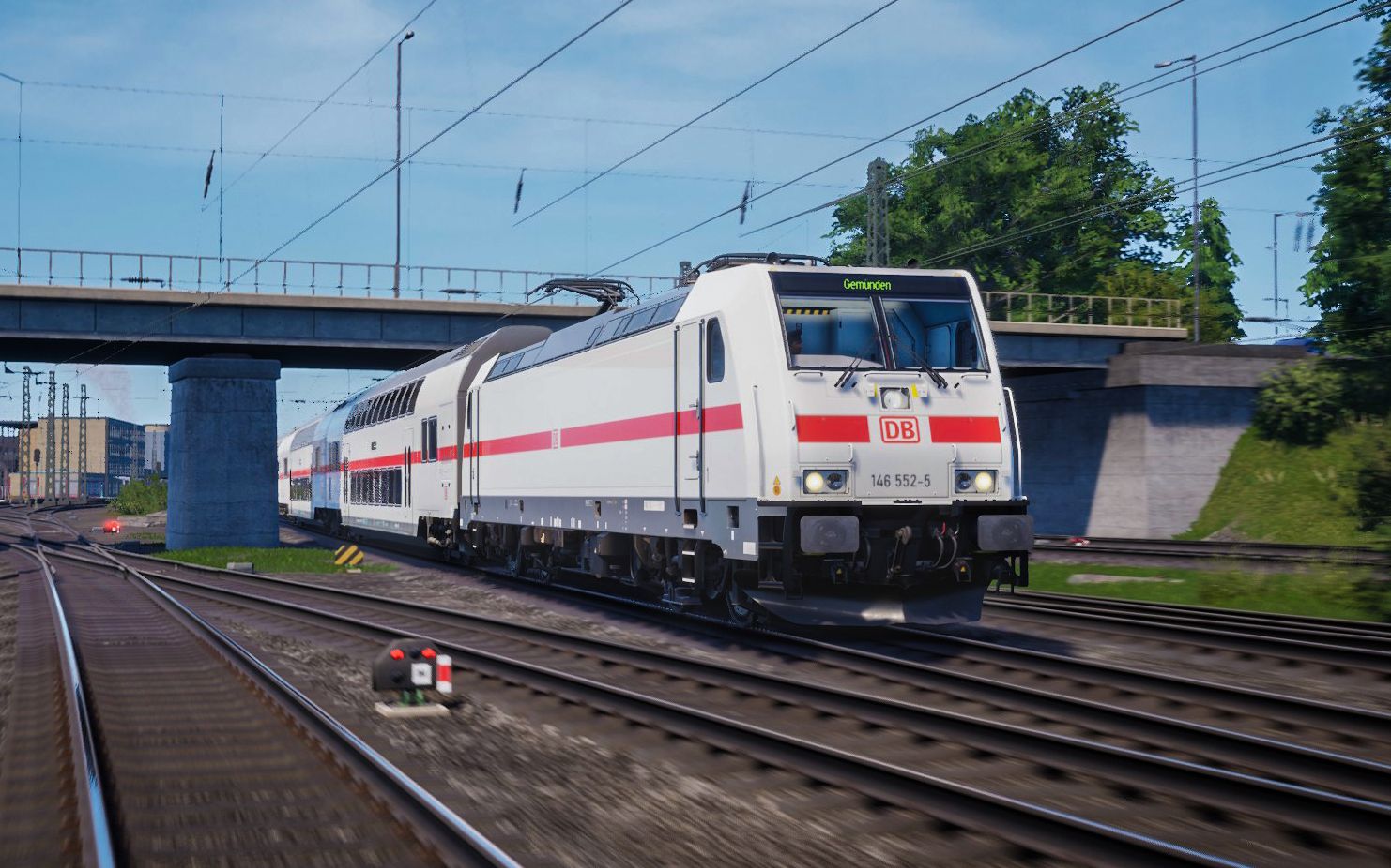 【tsw2】[73]德铁_[br_146_db电力机车][re1_杜伊斯堡-波鸿班列]_哔哩