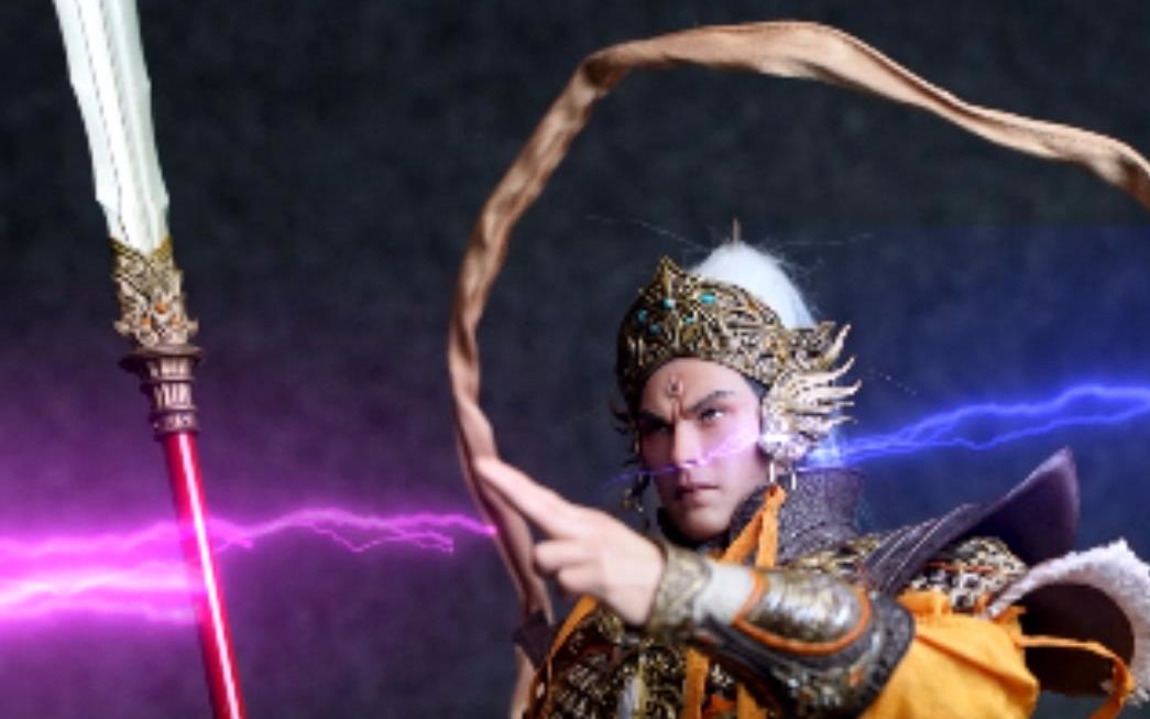 展示inflamestoys猴厂16闹天宫系列之二郎显圣真君杨戬哮天犬可动兵