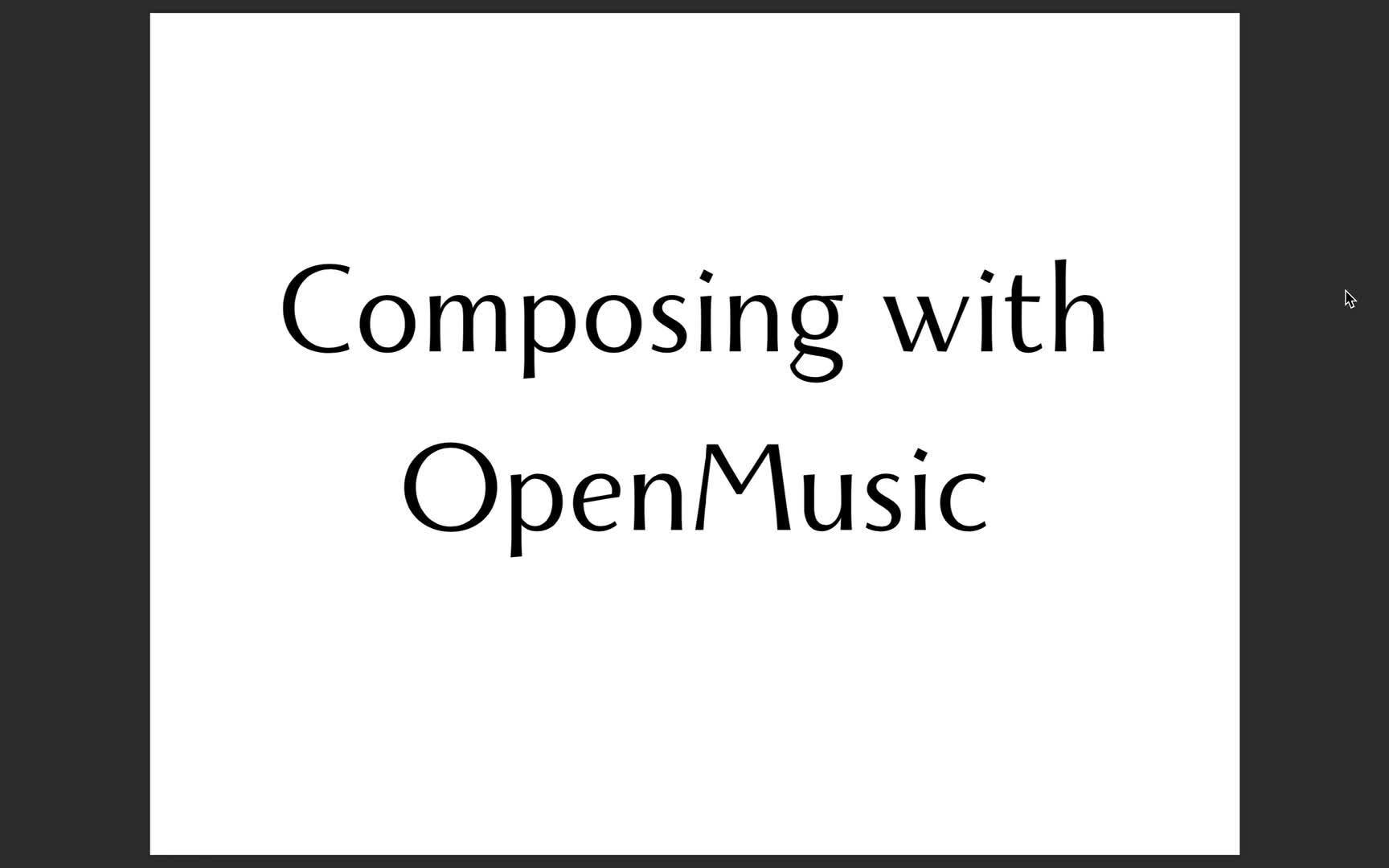 openmusic作曲软件教程（持续更新）_哔哩哔哩_bilibili