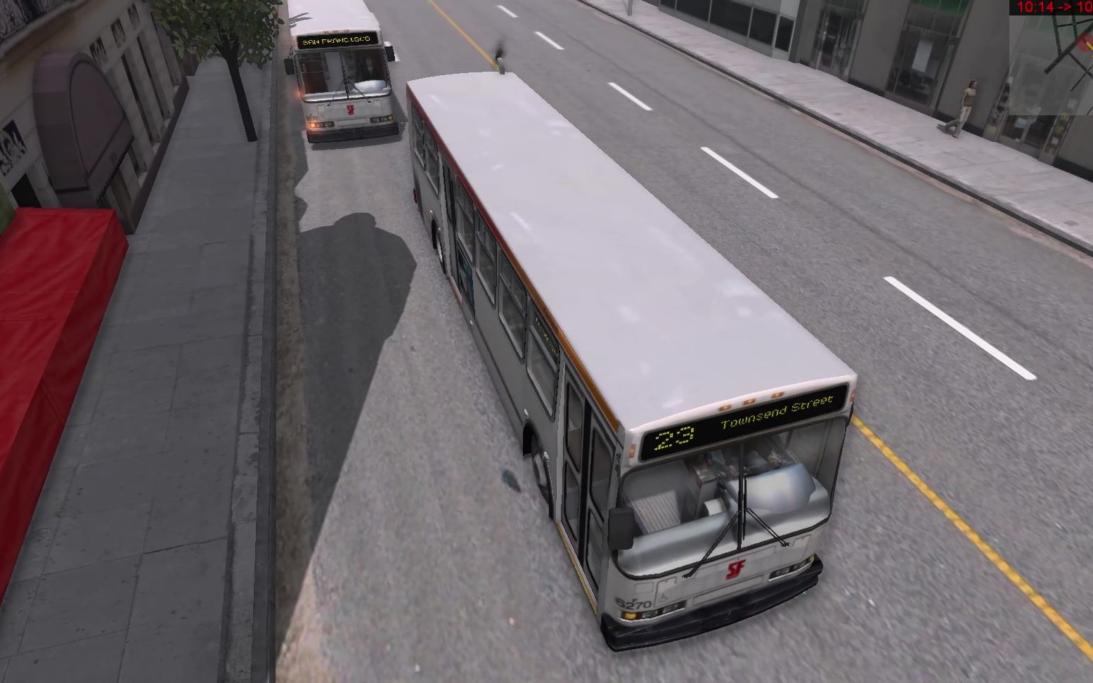旧金山公交模拟23路上行方向