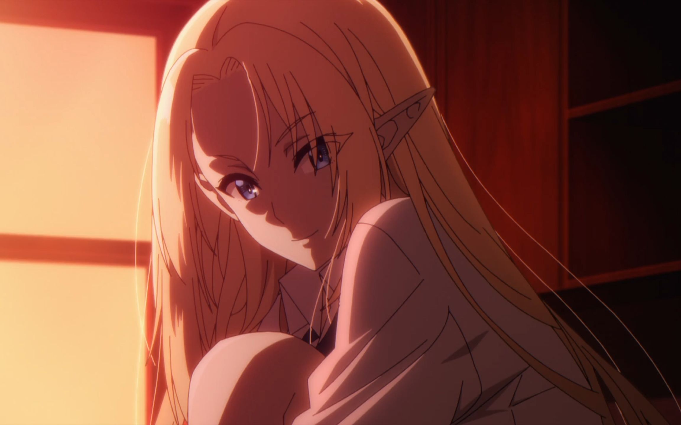 一月新番:超可爱的白发精灵,蓝色的眼睛白色的长发