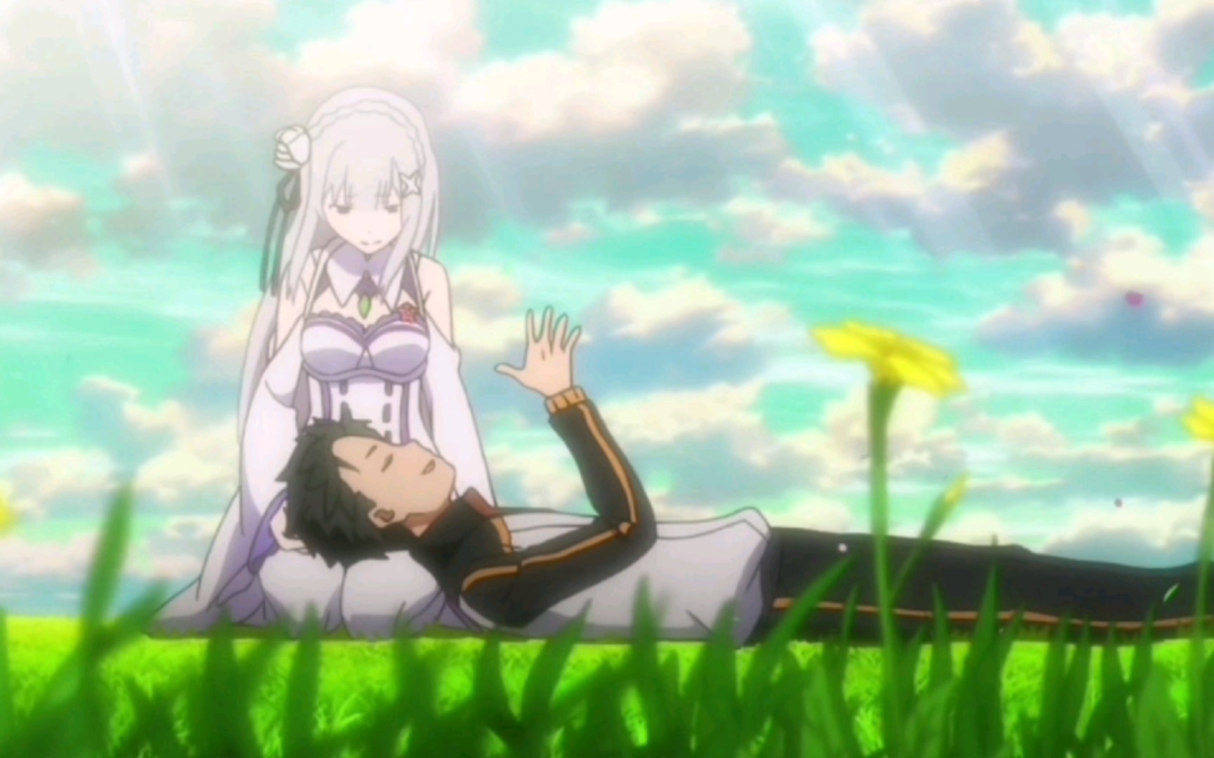 我爱蜜莉雅的膝枕,可没有腿毛哦