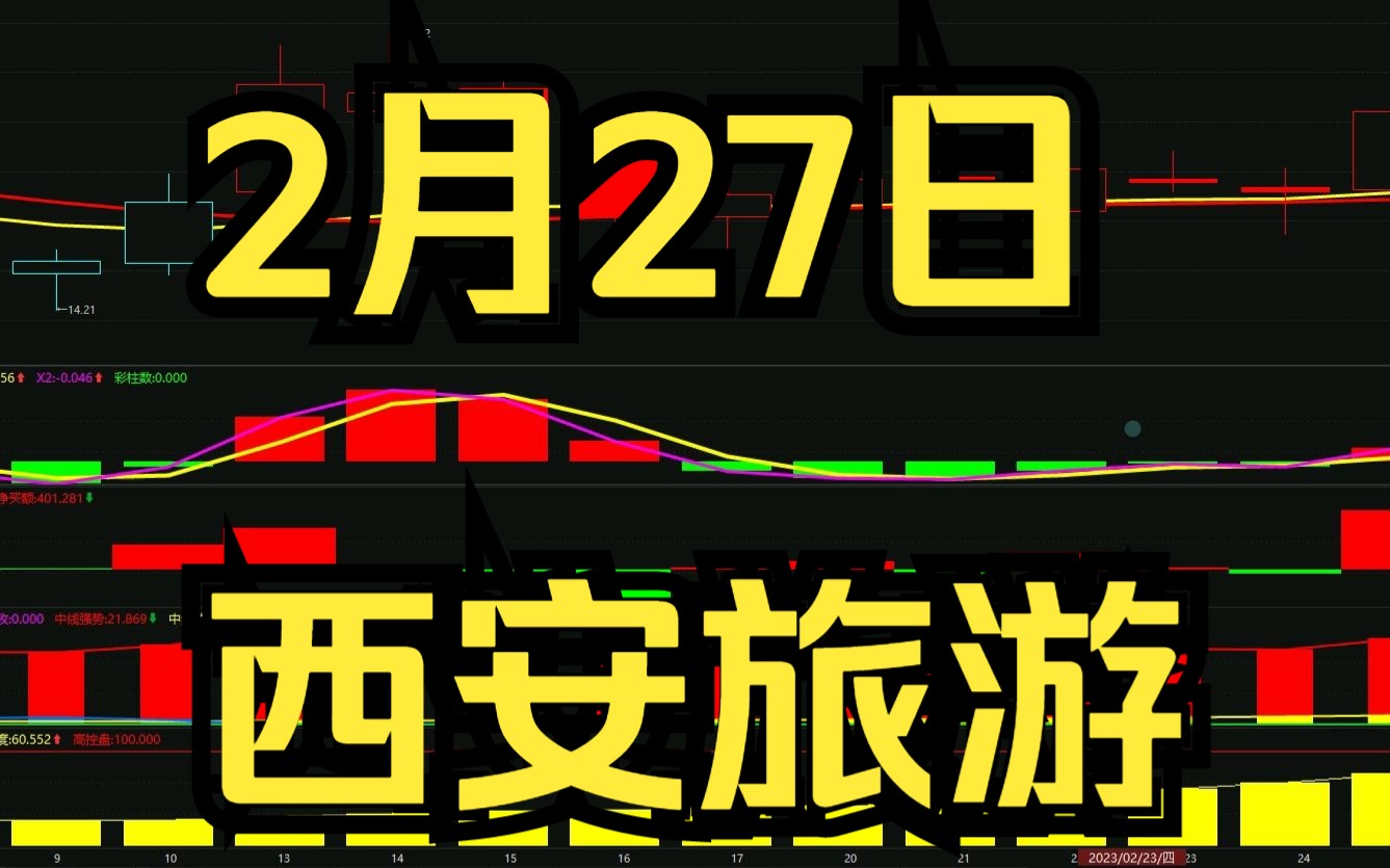 2.27西安旅游:最新主力资金情况,如何判断低吸高抛?哔哩哔哩bilibili