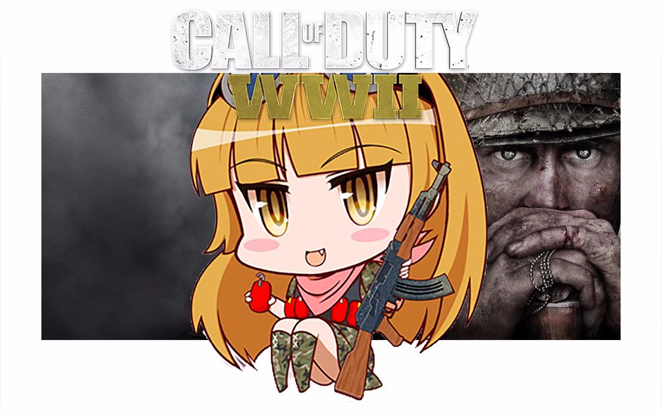 「SKANCT」日本えれ子玩 COD：WW2 实况解说 #01 / 中文字幕