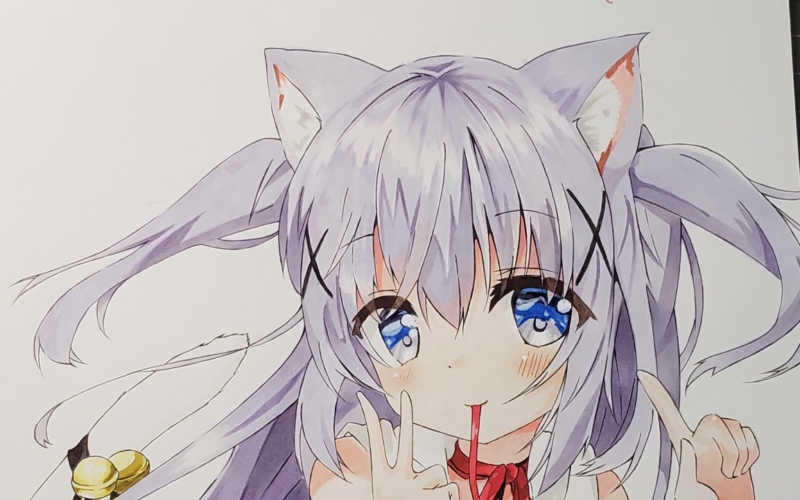 【马克笔手绘】智乃酱奉上