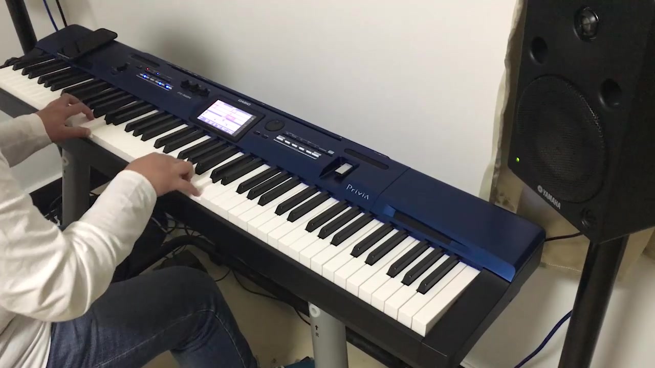 casio px-560m 电钢琴演奏1 - 16拍即兴【第一键盘】
