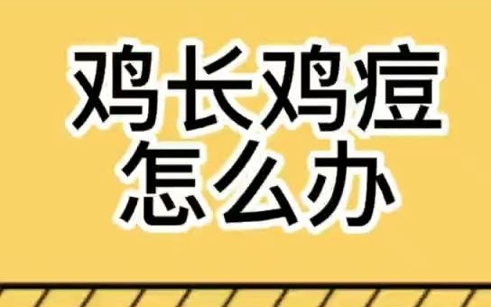 鸡长鸡痘怎么办鸡冠上长疙瘩怎么回事小鸡长鸡痘怎么办