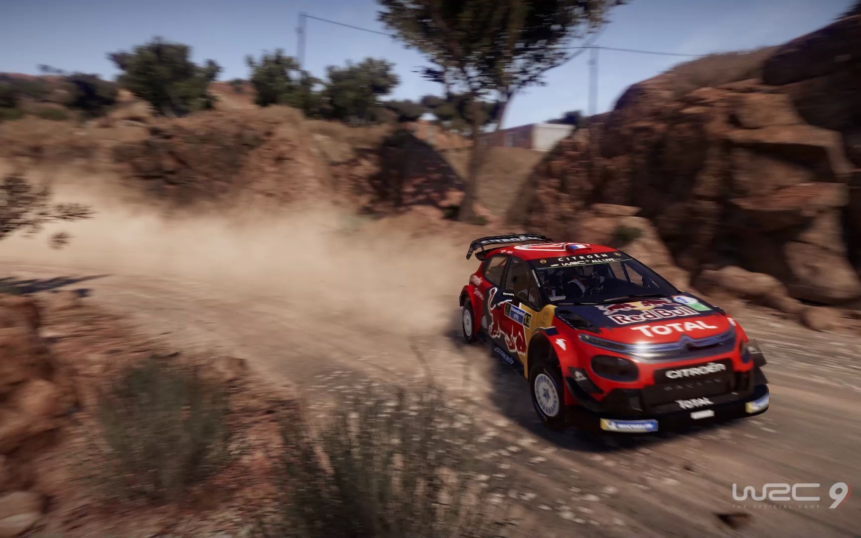 wrc9 悬崖边上的漂移墨西哥拉力赛(瓜纳华托),全程无手刹,哥哥漂移不