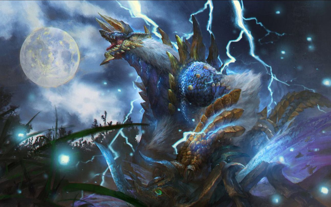 怪物猎人物语2低等级通关14级捕获雷狼龙