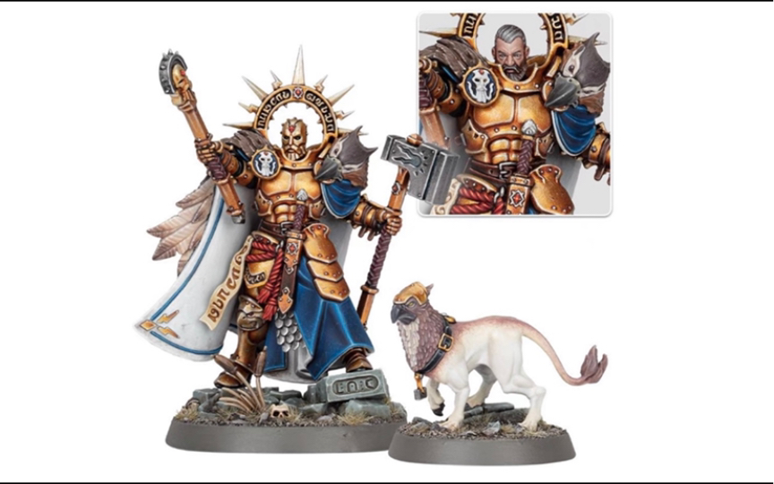 战锤-aos-雷铸神兵-威权领主,涂装分享(渣涂).