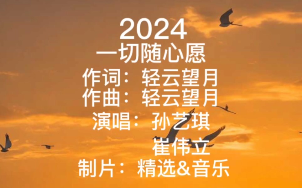 [图]孙艺琪 崔伟立《2024一切随心愿》完整版