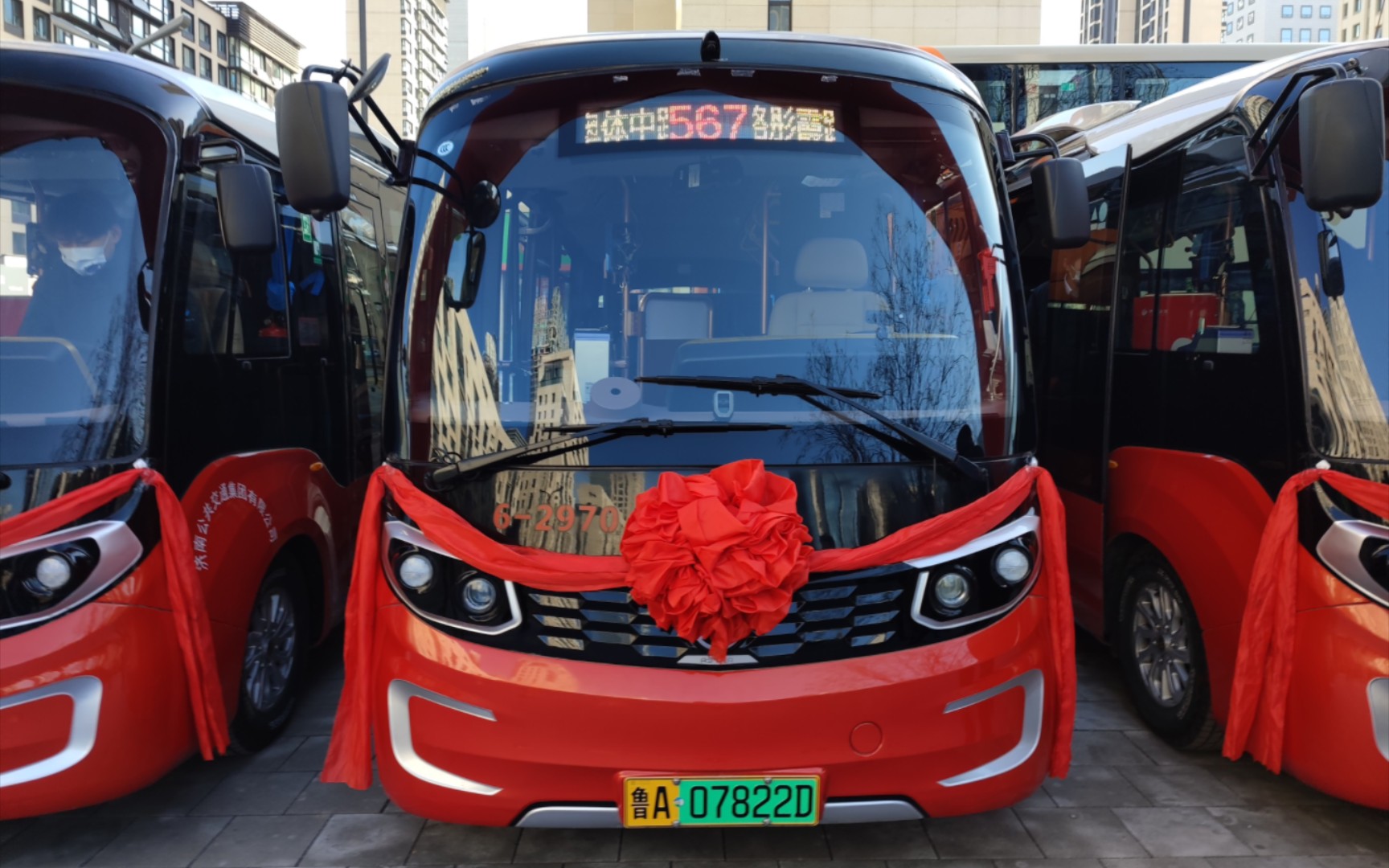 【济南公交】社区公交567路 金旅xml6606jevy0c2 新车上线运营