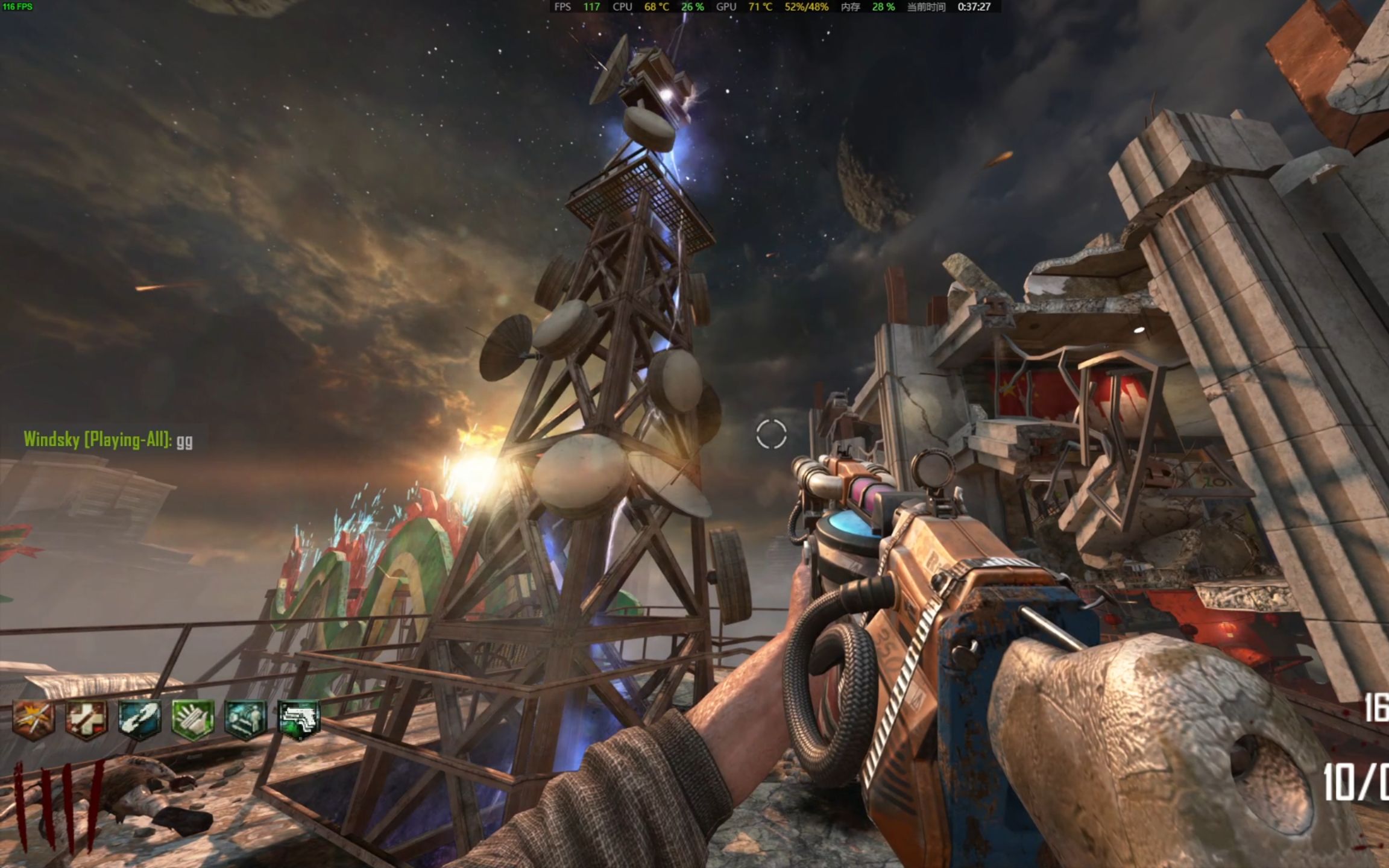 (使命召唤9)僵尸模式大厦单人彩蛋mod简单游玩(瑞奇托芬线)