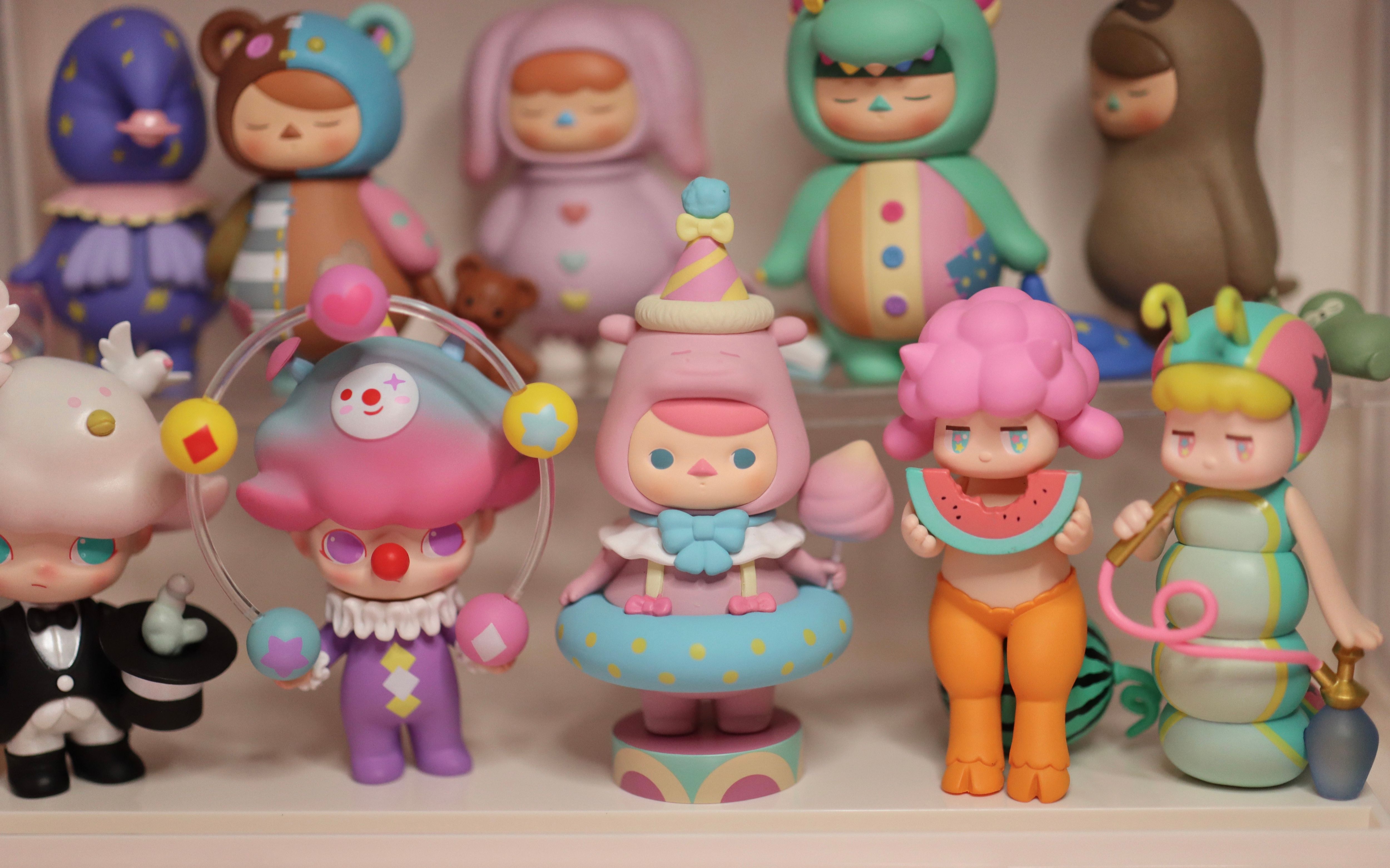 【盲盒开箱】妈妈拆盲盒～泡泡玛特popmart毕奇马戏团系列～小河马