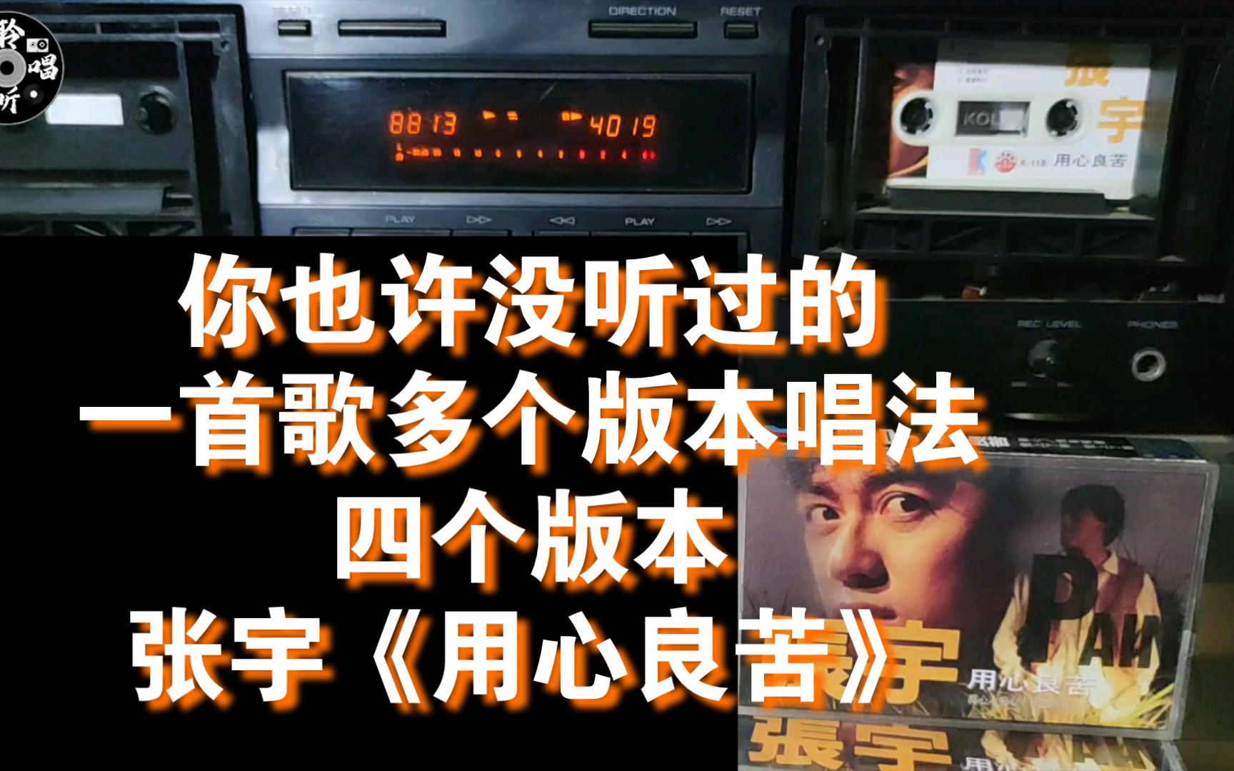 你也许没有听过一首歌的多个版本唱法 张宇 用心良苦 各个版本集合 台