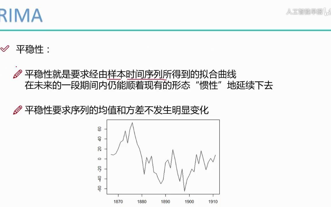 机器学习经典算法:时间序列ARIMA模型  1.1. 数据平稳性与差分法哔哩哔哩bilibili