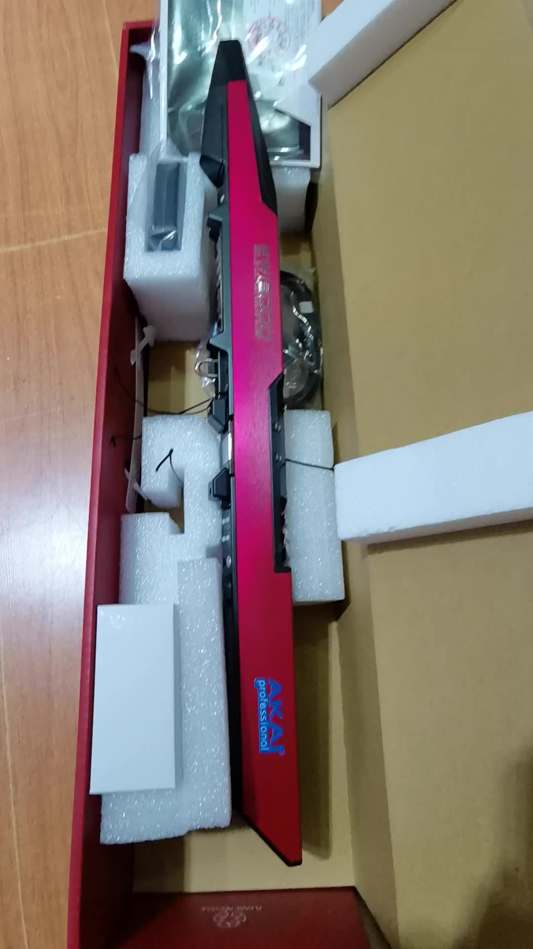 雅佳5000电吹管到货女士专用玫瑰红带logo贴膜太漂亮