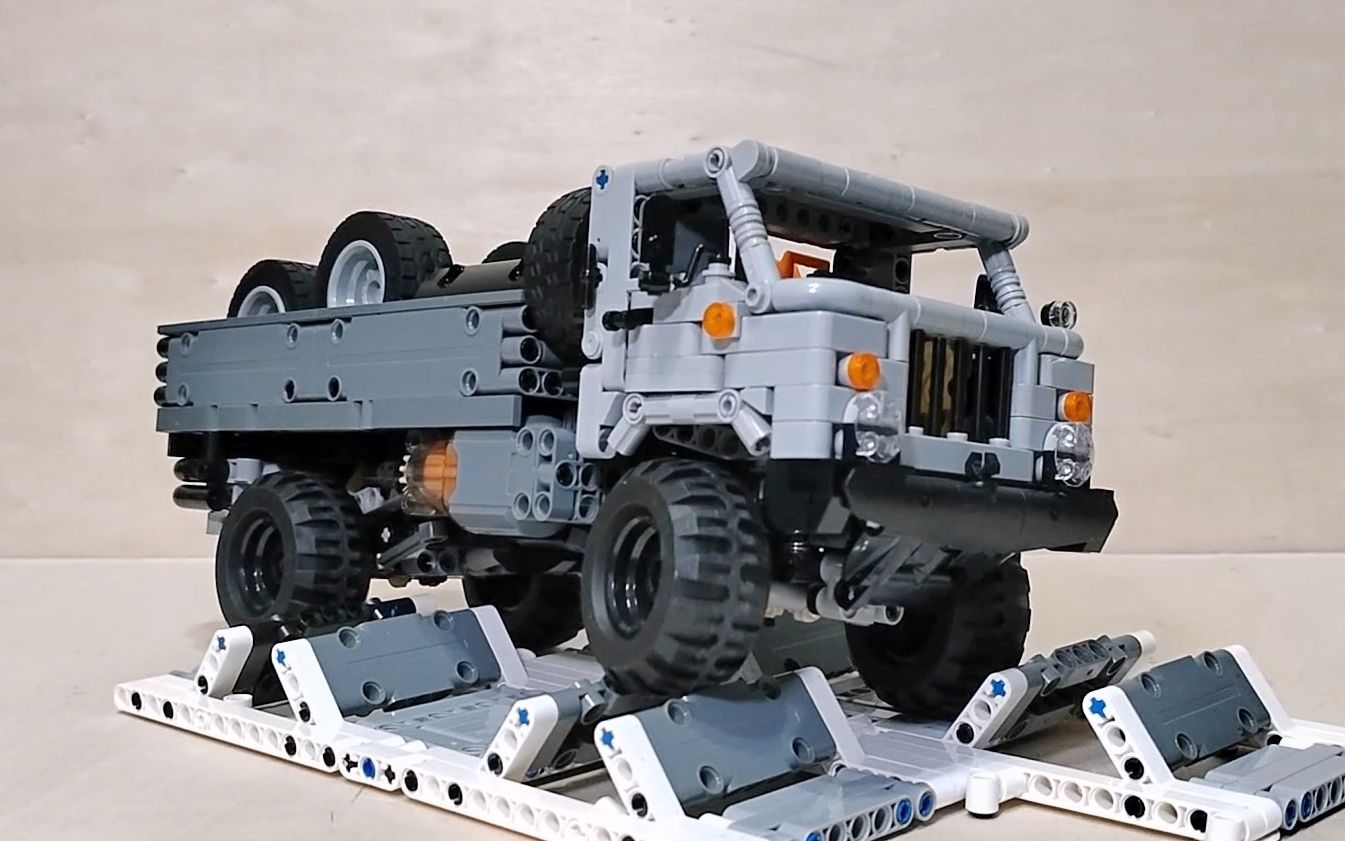 苏式越野卡车嘎斯66 moc-148604 off-road truck gaz 66 4x4 rc [乐高