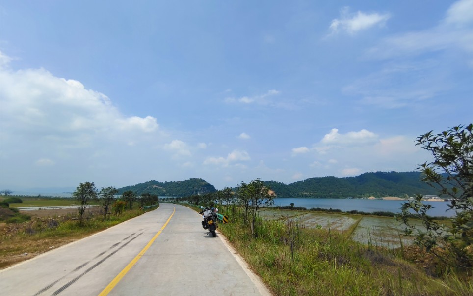 狮子口水库夜骑