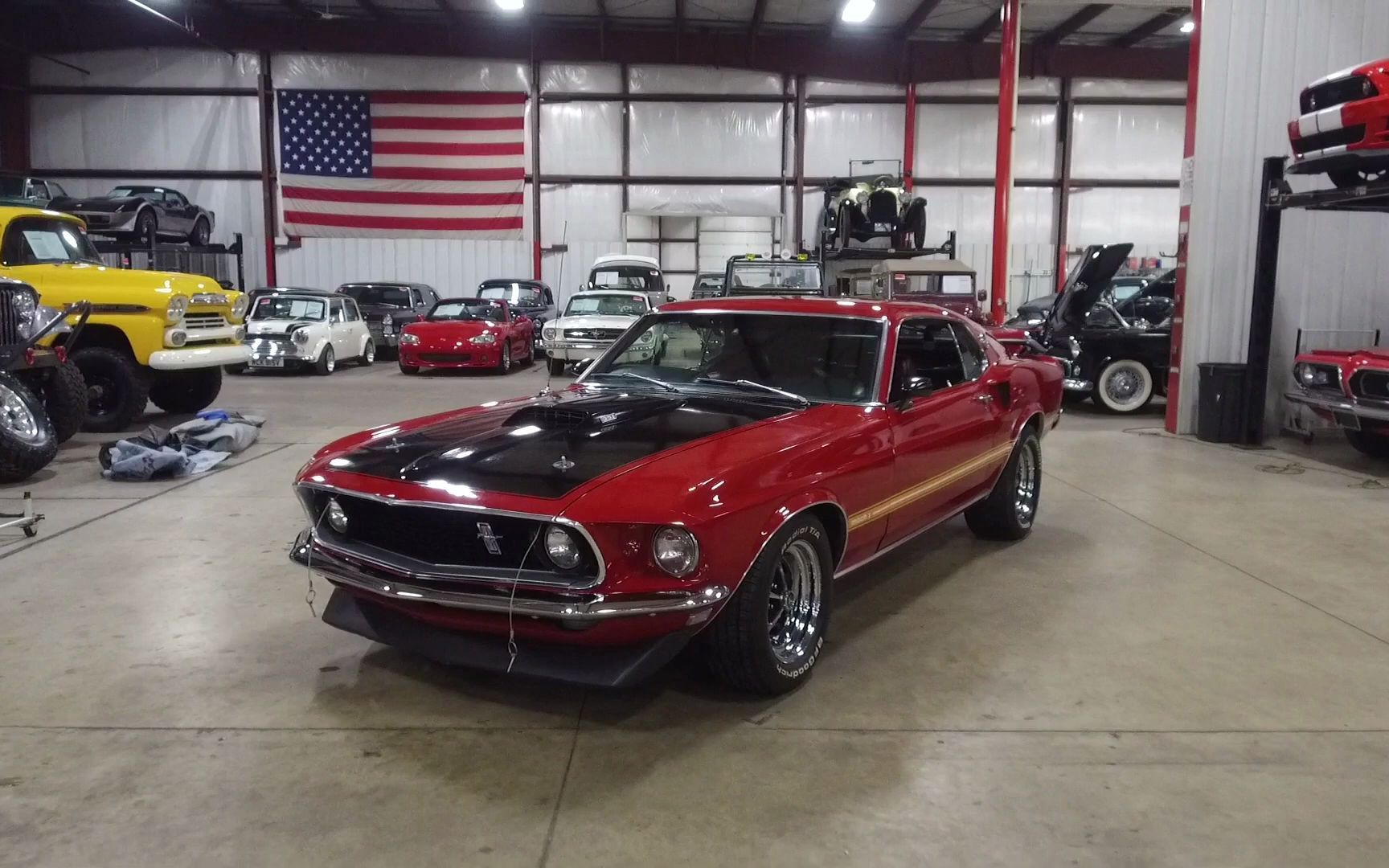 【美国老车实拍系列】——1969款福特野马mach-1