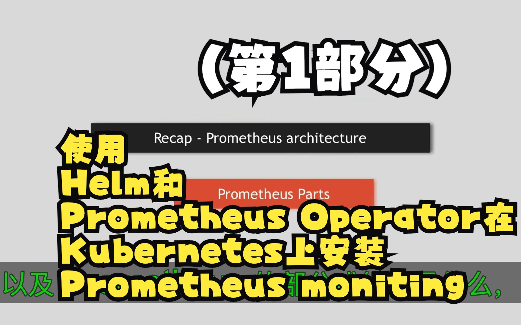 [图]使用Helm和Prometheus Operator在Kubernetes上安装Prometheus moniting(第1部分)