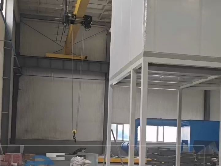 山西涂装流水线安装现场