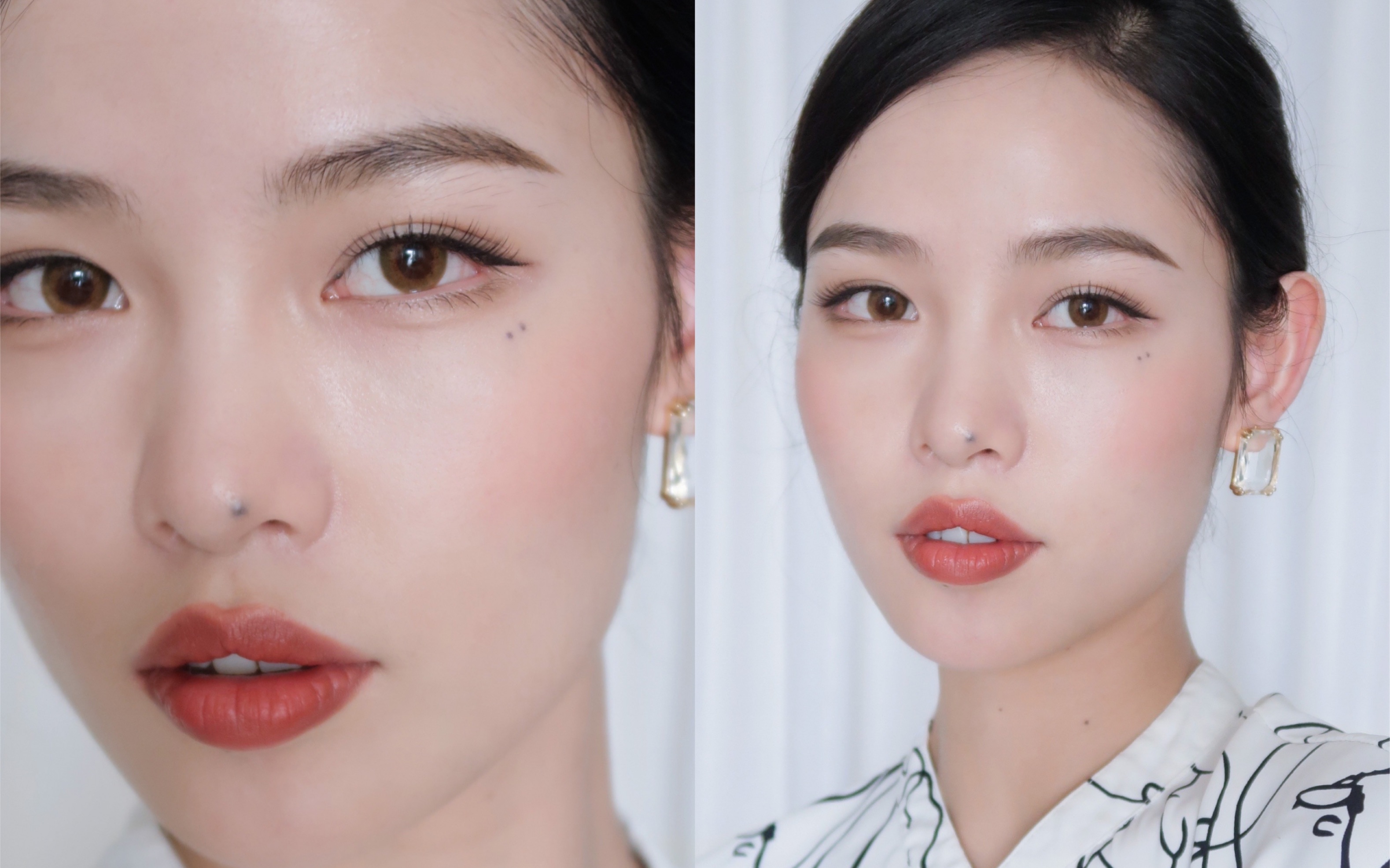 初秋气质学姐妆容 | 日常温柔～简约干净妆面