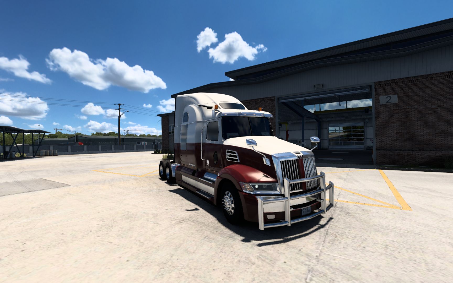 美国卡车模拟:喜提一台全新的西部之星5700,以后就开ta了!