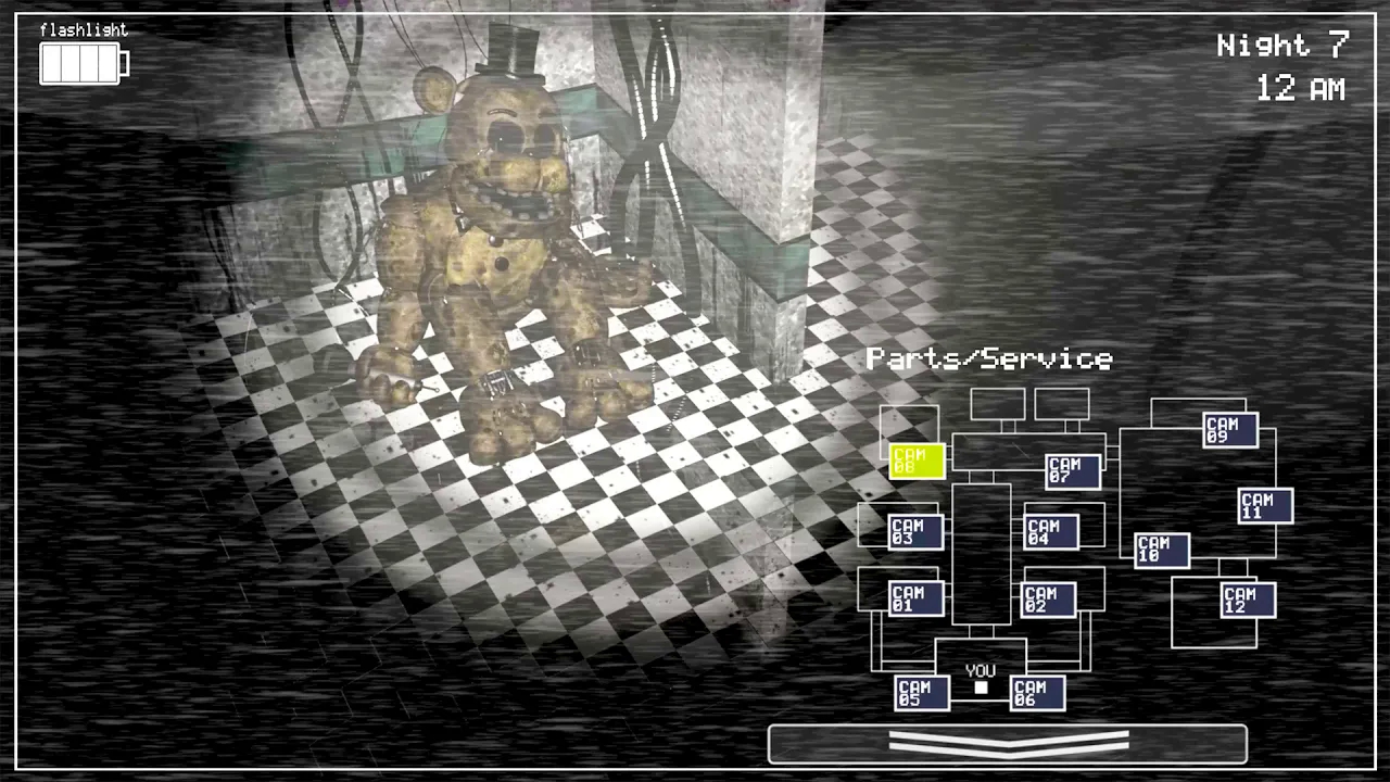 【fnaf】凋零黄金弗莱迪声线动画|withered golden freddy voice