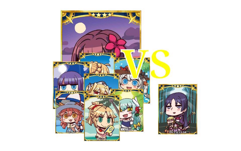 fgo一宝奶光也能打穿泳装高难