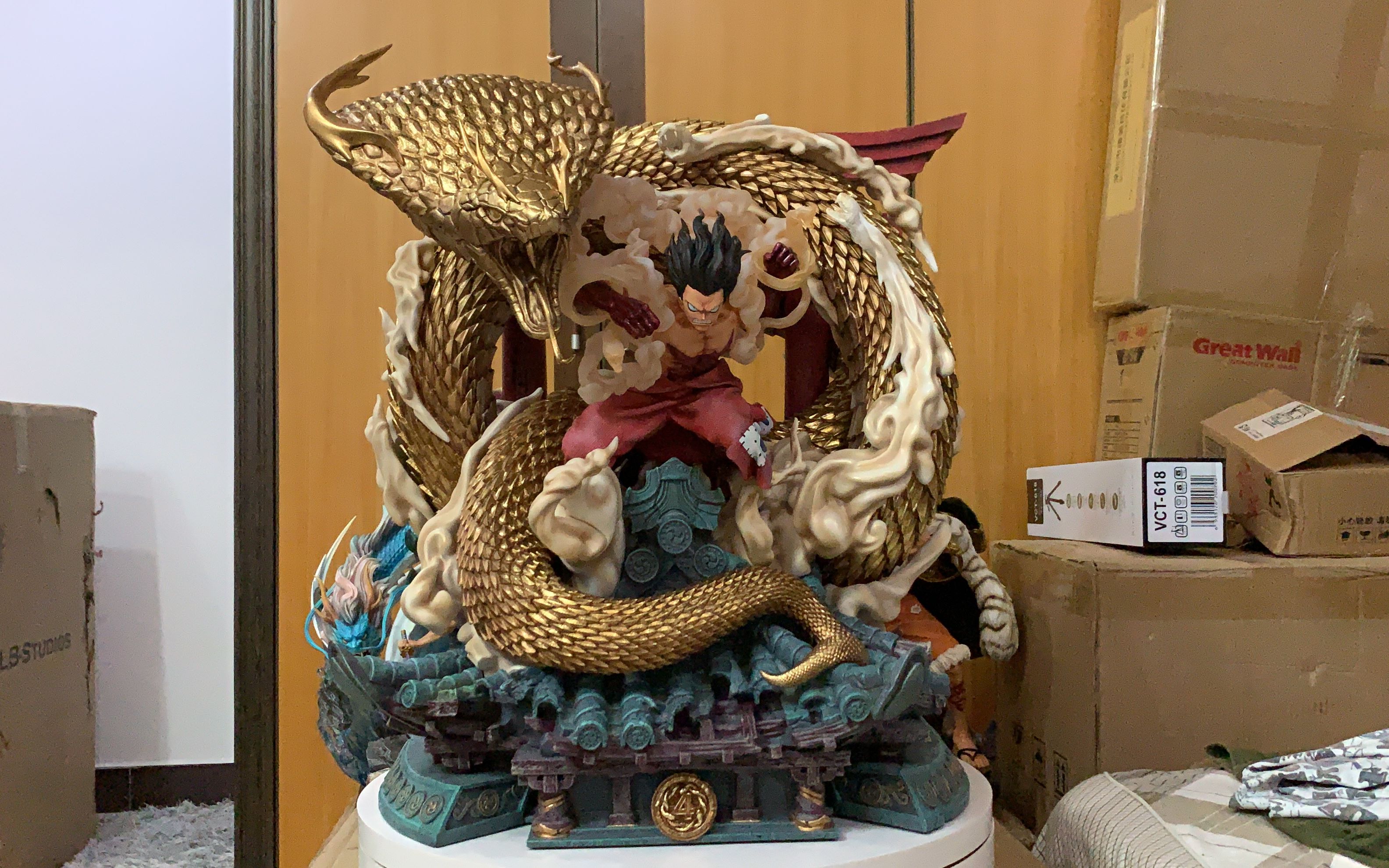 活动作品0918工作室和之国造型四挡蛇人形态路飞