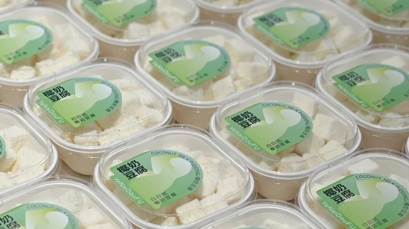 嫩到心里～椰奶豆腐
