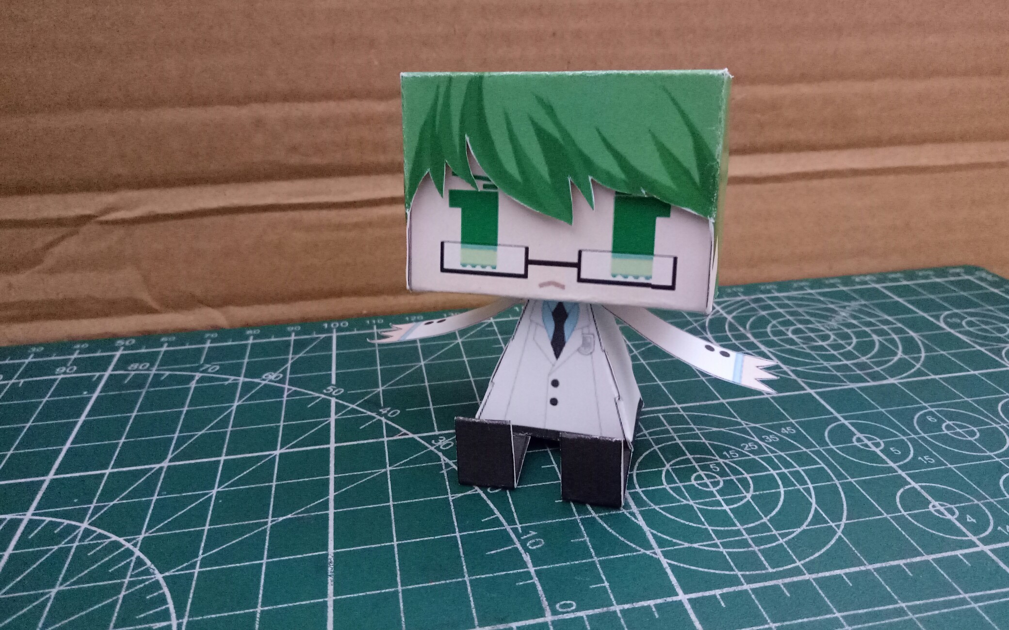 【纸模制作】再来一只萌萌的小绿间!