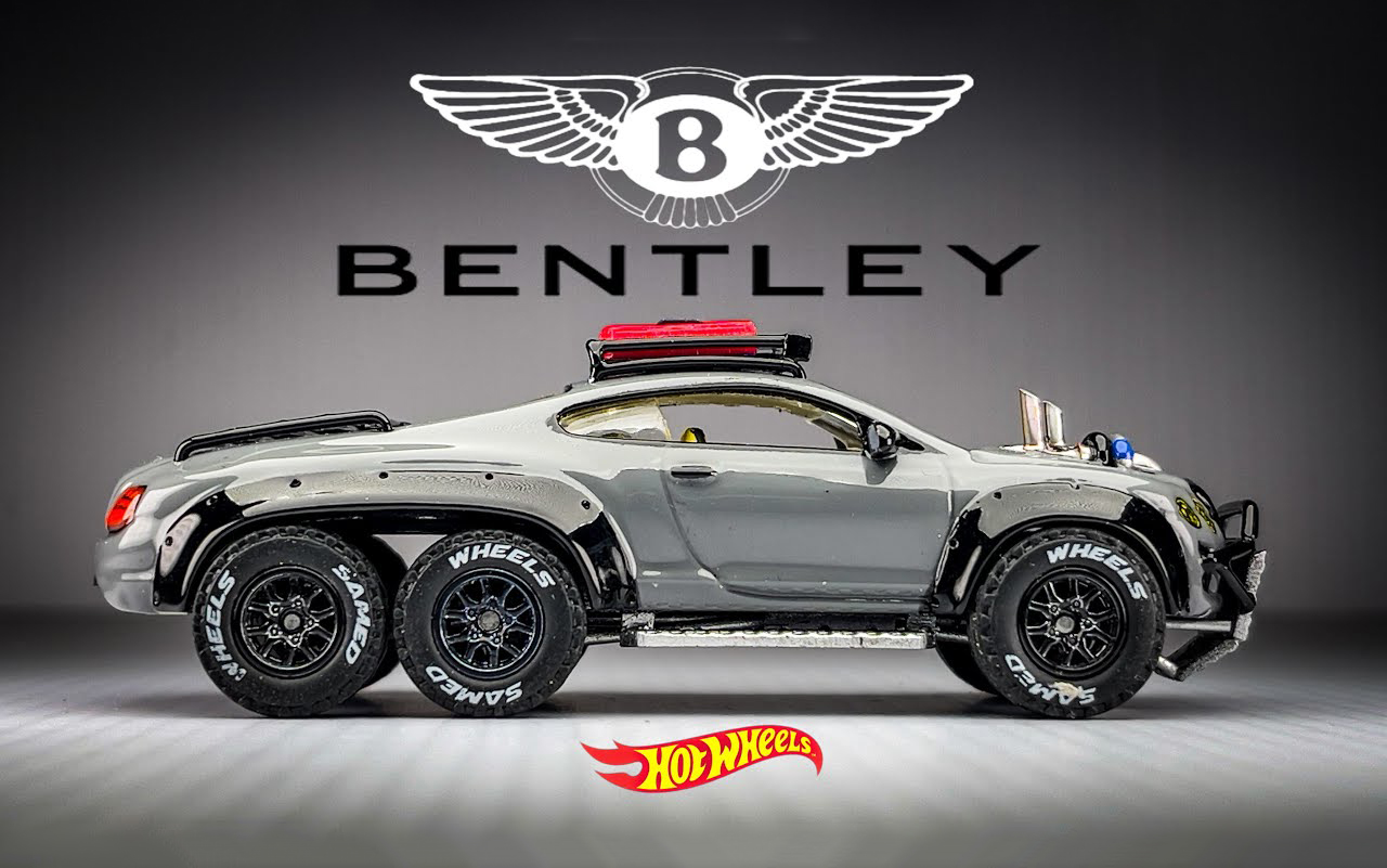 jdp改造风火轮 - 6x6 宾利欧陆超级越野车 - jakarta diecast project