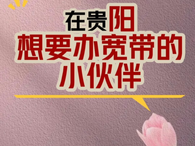 贵阳宽带上门办理需要的宝滴我安排噻哔哩哔哩bilibili