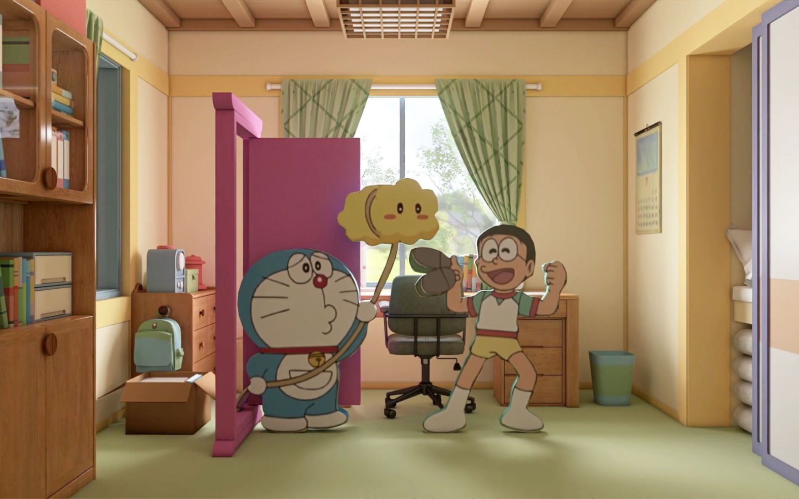 还原哆啦a梦和大雄的家 我想一直在你身边,直到你不需要我的时候 我的