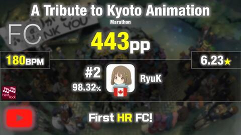 RyuK | Various Artists - A Tribute to Kyoto Animation [Marathon] % |  HR FC-哔哩哔哩