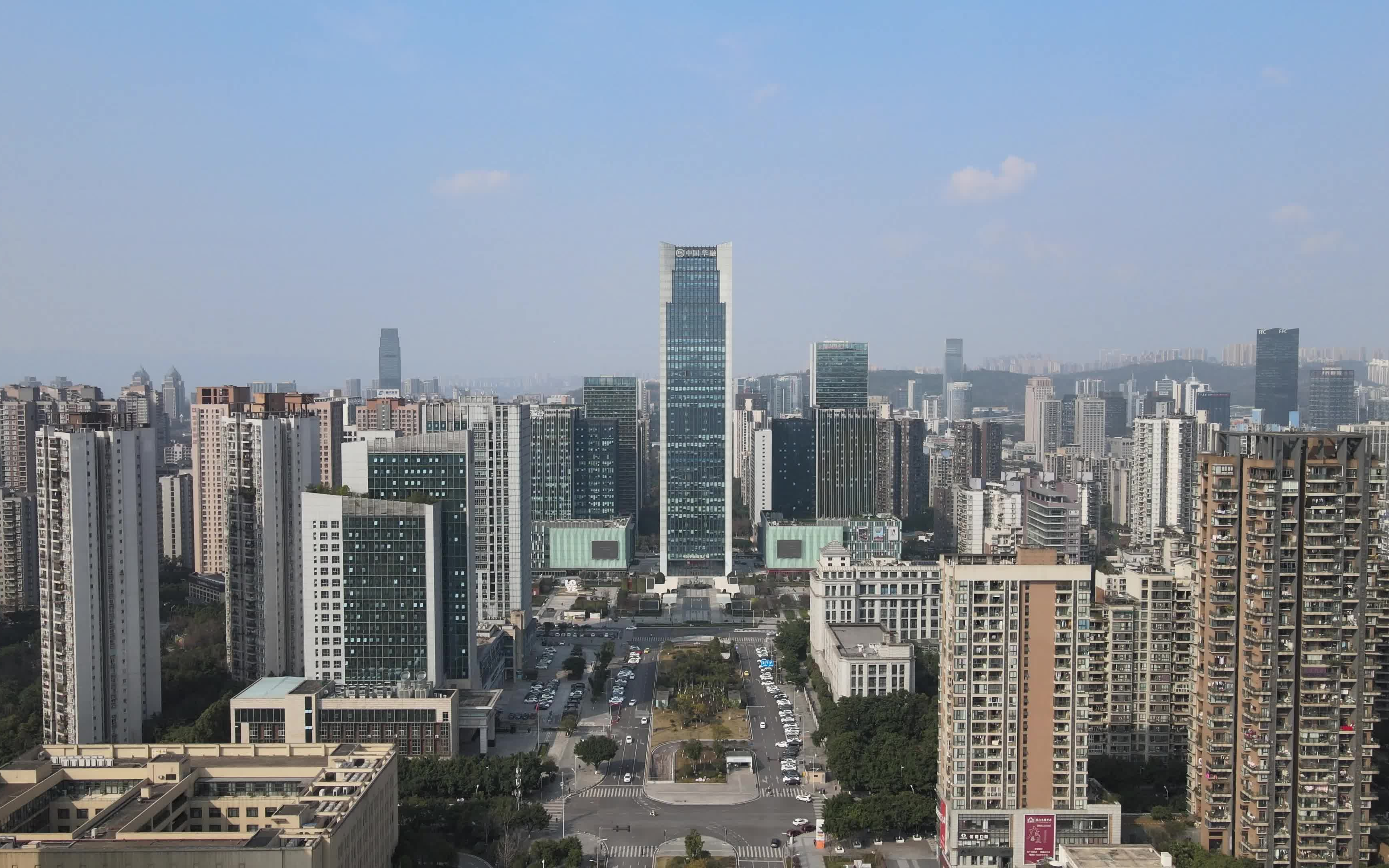 重庆冉家坝龙山大道航摄