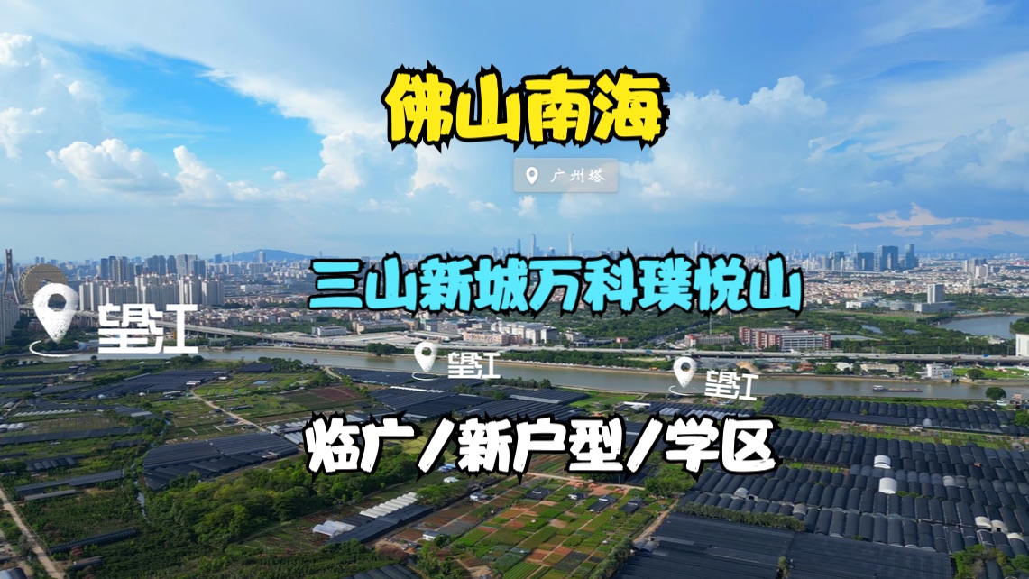 佛山三山新城:万科地王新规户型,89平做45米开间长什么样?