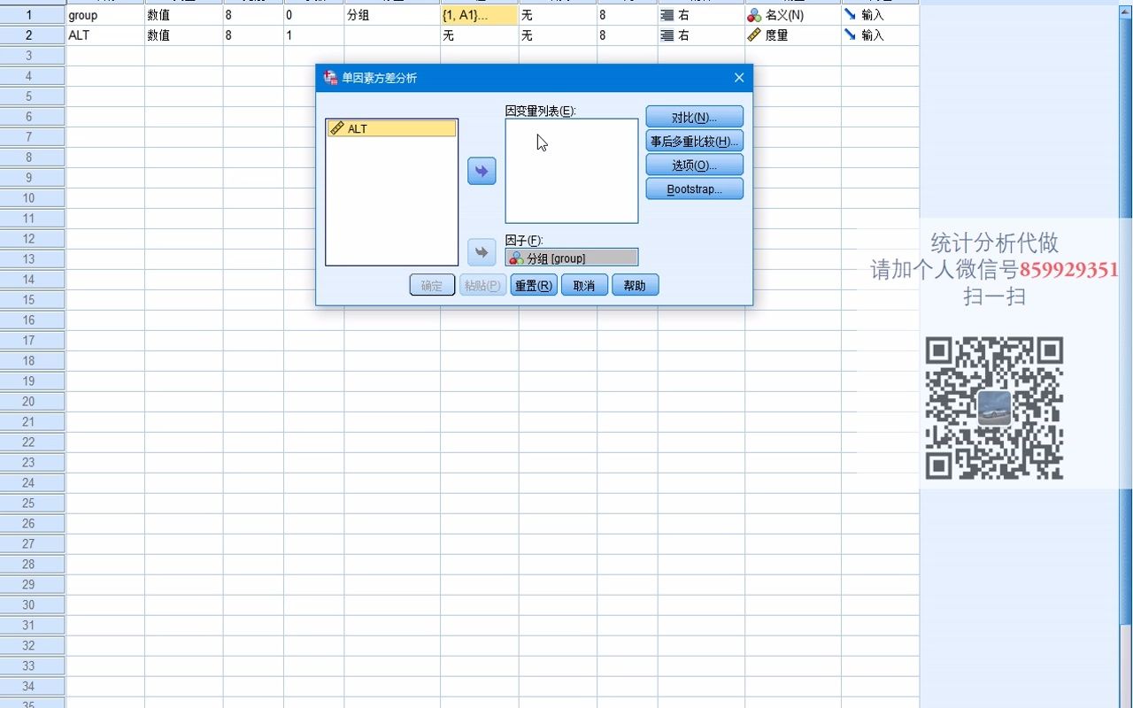 [图]SPSS-单因素方差分析1-单因素方差分析-事后两两比较-方差不齐-SPSS数据分析-SPSS统计分析-SPSS统计分析从入门到精通