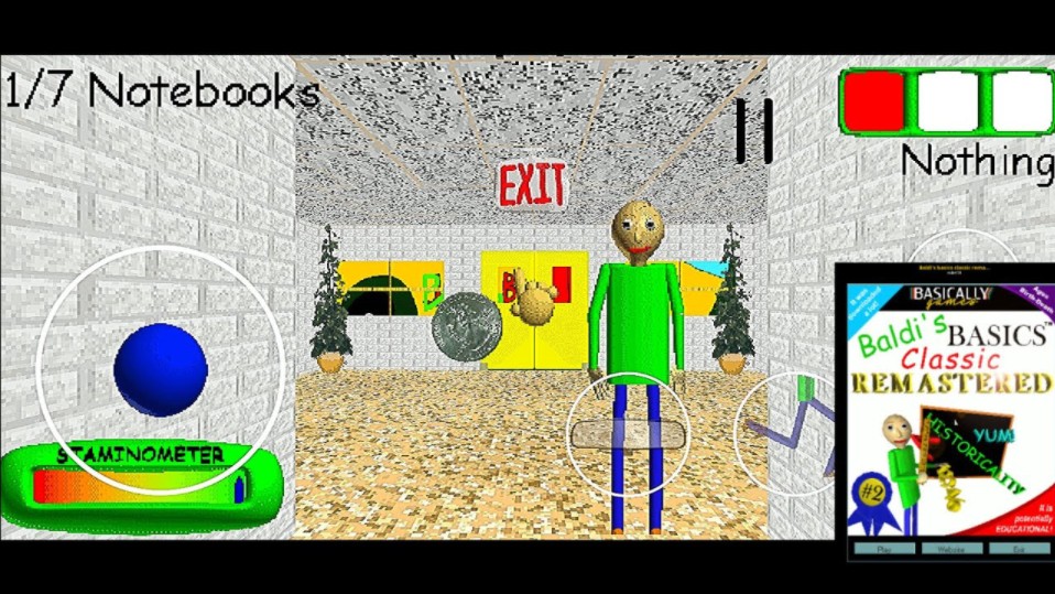 Baldi's Basics Classic Remastered Android (Classic Style)  Beta/Unofficial