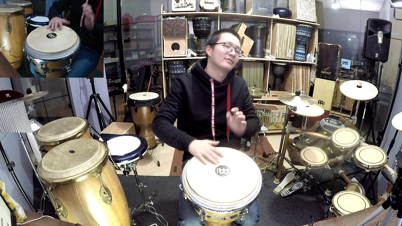 凯文先生《春风十里》非洲鼓箱鼓卡宏鼓丽江手鼓演奏