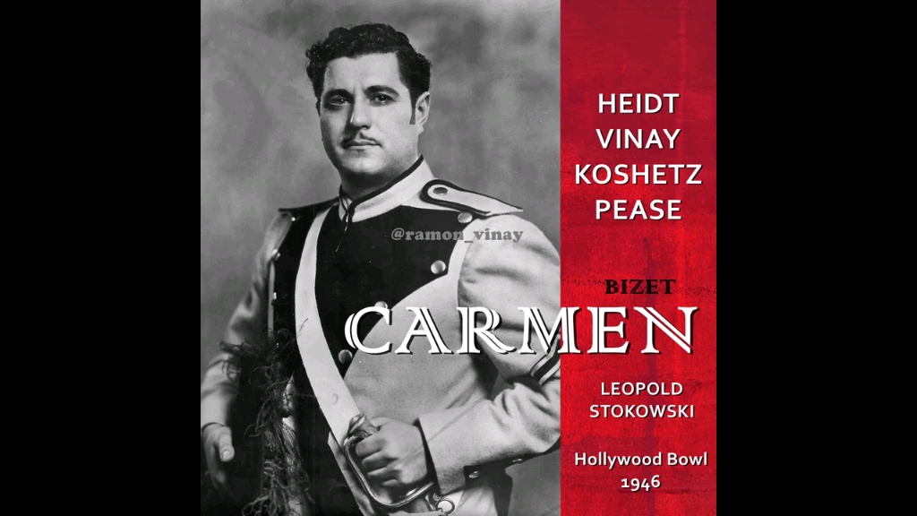 [图]Bizet Carmen (Vinay, Heidt, Koshetz, Pease) L. Stokowski 1946 (English version)