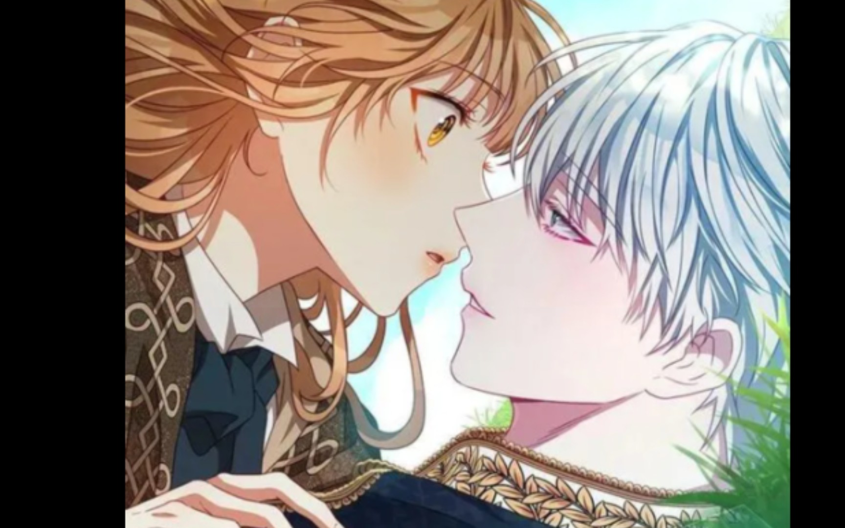 87琳扑倒白毛激情拥吻,白毛男主历经苦难终于和心爱的琳在一起