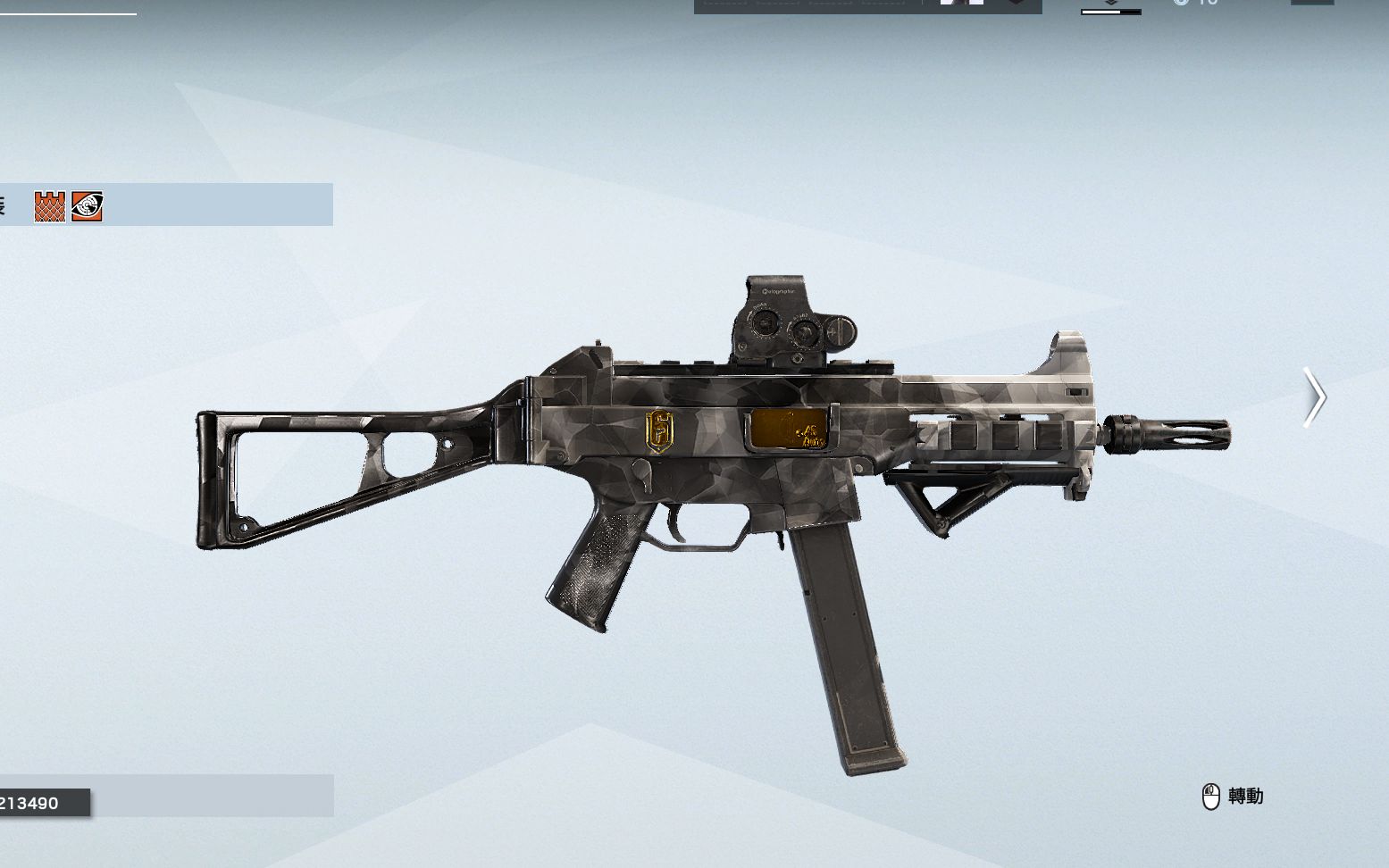 彩虹六号第一赛季黄金联赛皮肤冰河castle成功tk