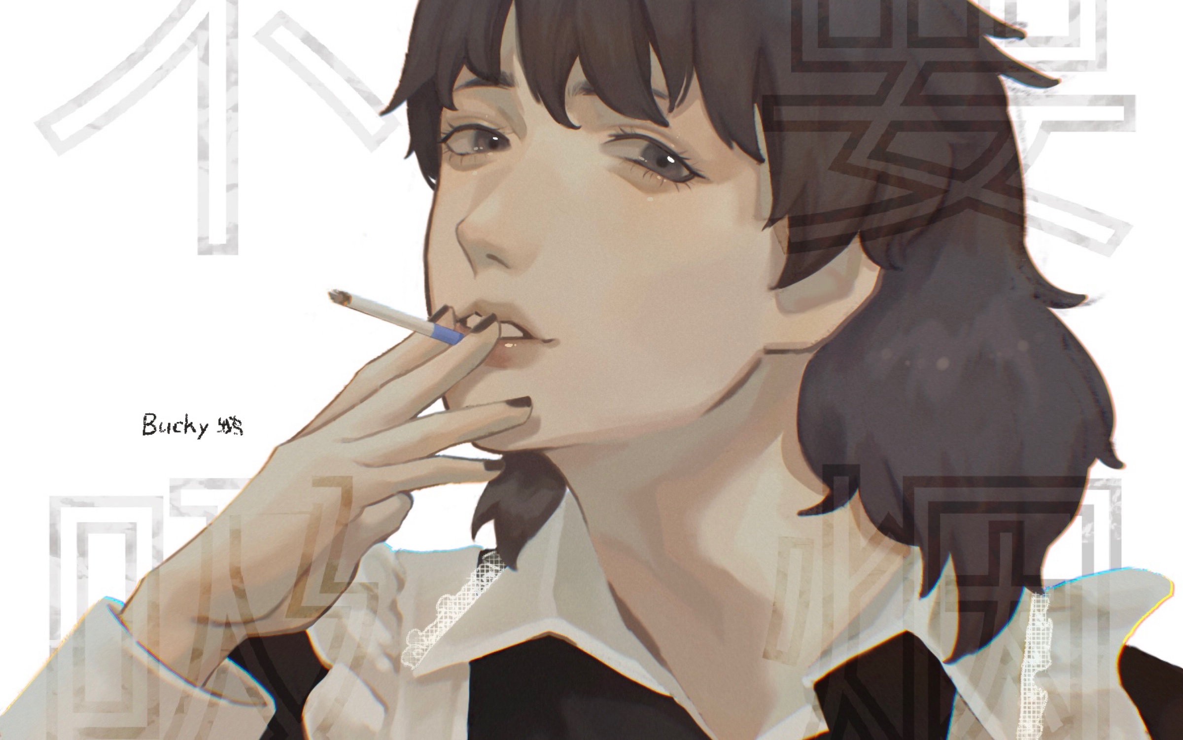 【procreate】抽赛博华子会有赛博二手烟吗?